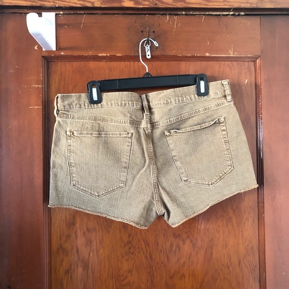 Madewell Tan Cutoff Denim Shorts - Picture 2 of 4